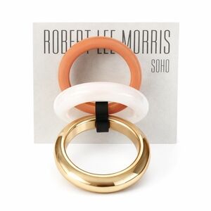 Robert Lee Morris stackable rings 8.5 NWT